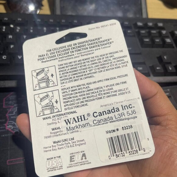 Wahl Close Replacement Foil Assembly WA53238 - Picture 6 of 8